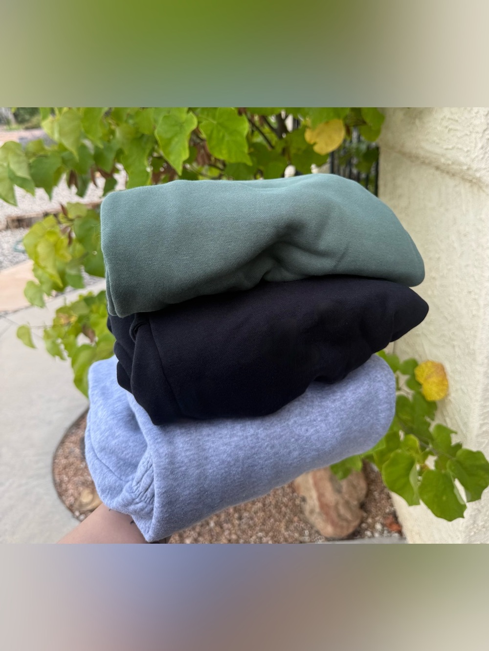 Women’s Best Comfort Sweatpants Joggers in Green, Black, Light Gray M